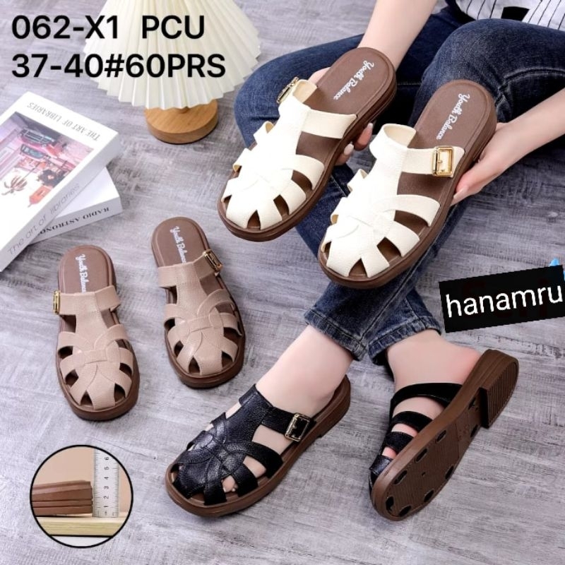 Sandal jelly wanita bustong 062 import youth balance