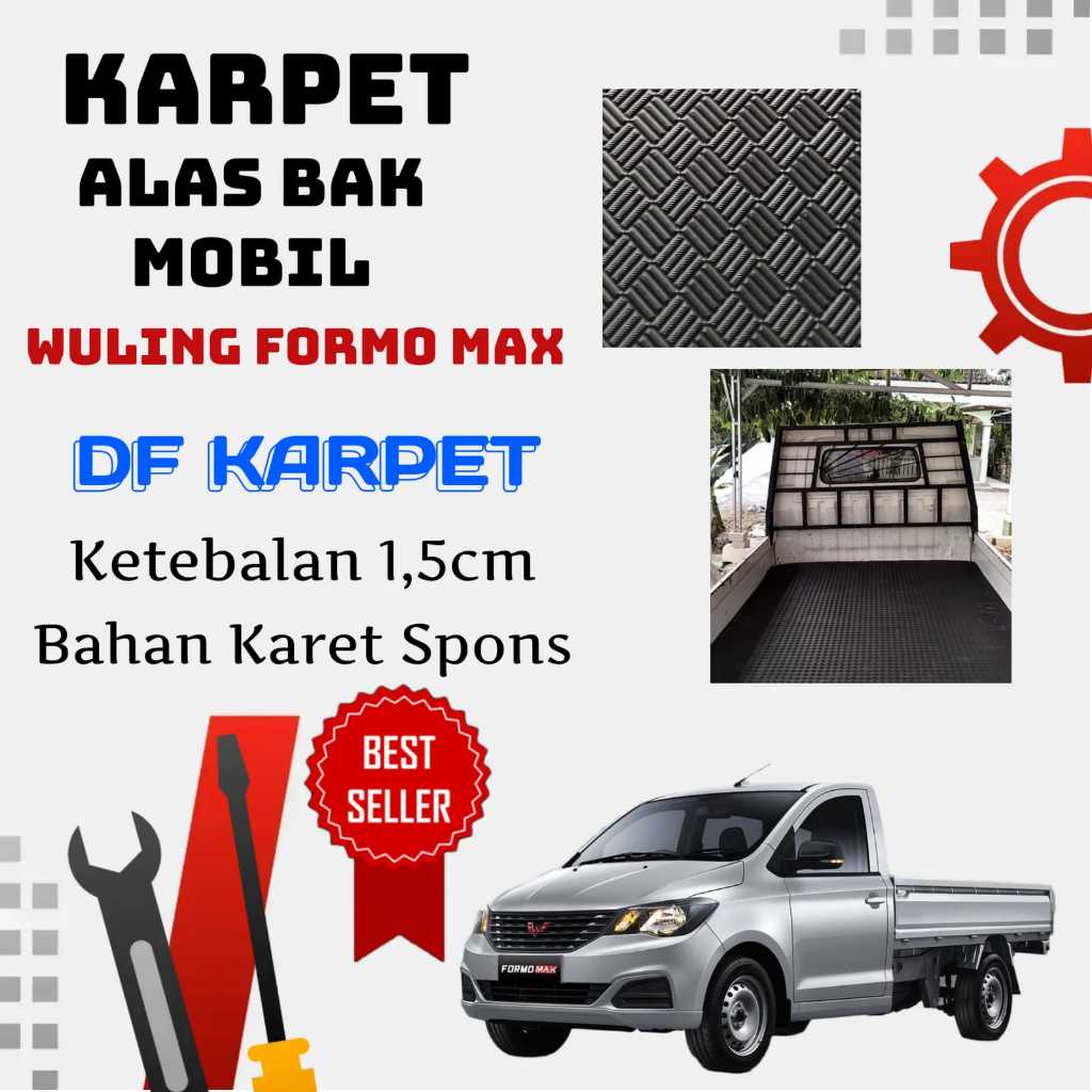 KARPET ALAS BAK MOBIL WULING FORMO MAX / KARPET BAK MOBIL / KARPET MOBIL