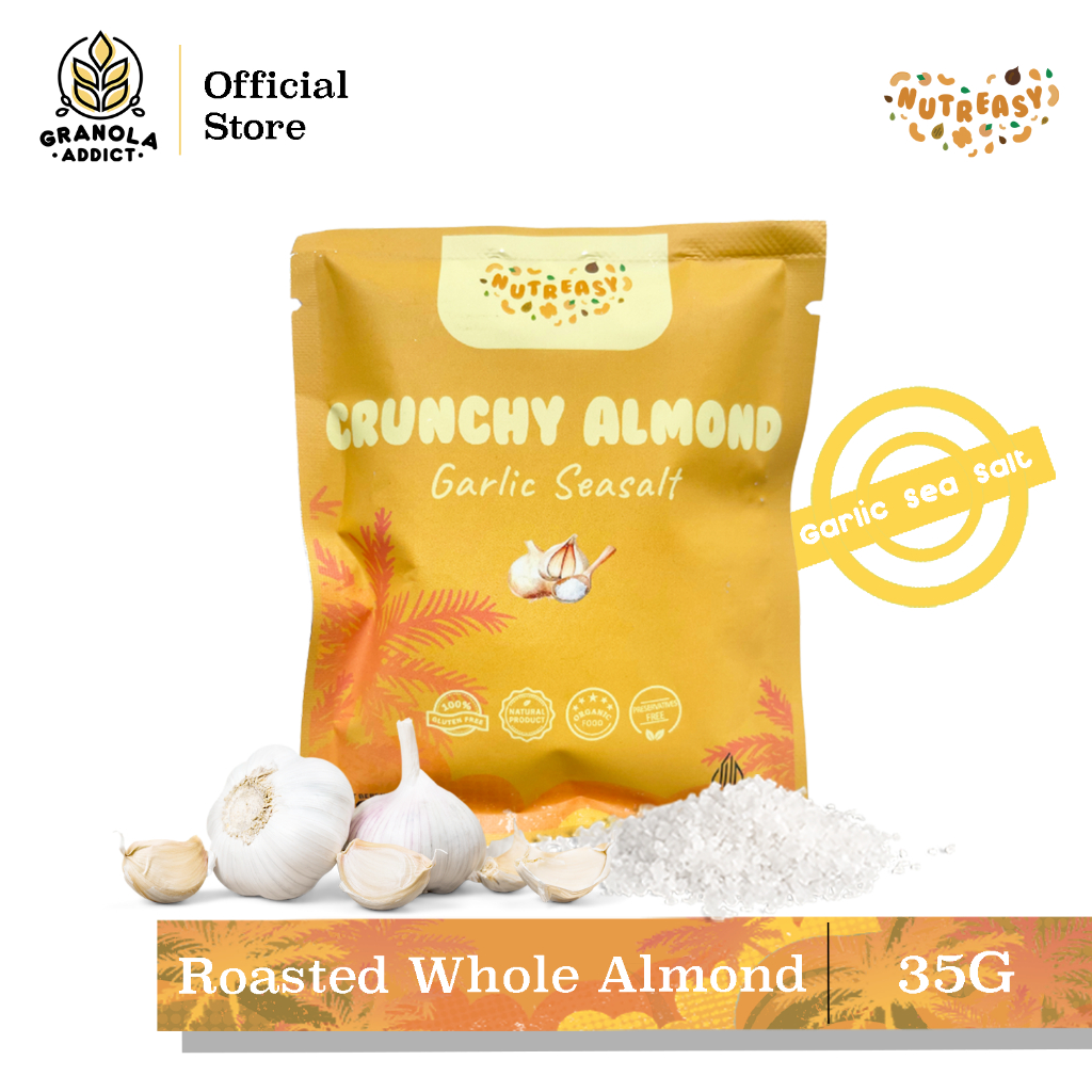 

Granola Addict - Nutreasy Roasted Almond (Garlic Sea Salt) 35G