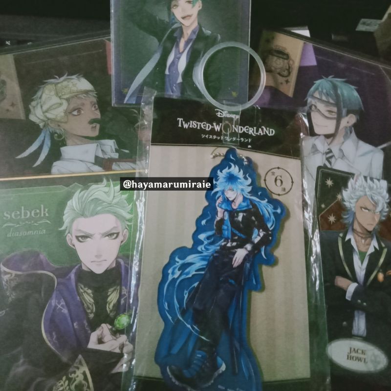 READY STOCK Official Twisted Wonderland Merchandise (Mashikore, Clear Poster, Shikishi, Acrylic Keyc