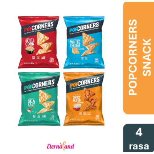 

PopCorners Snack - cemilan jagung tembak impor USA