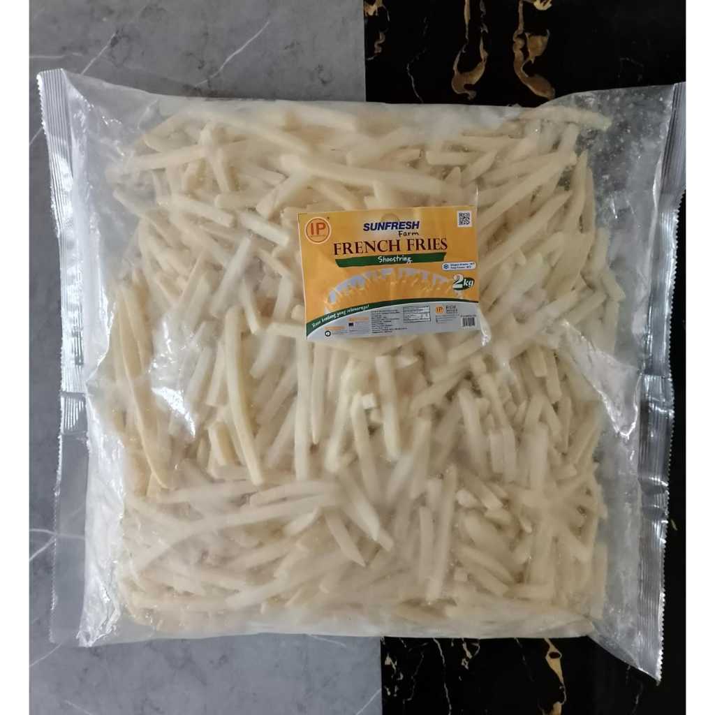 

Sunfresh Kentang Goreng French Friesh 2KG | Kentang Shoestring 2kg | Kentang Snowvaley