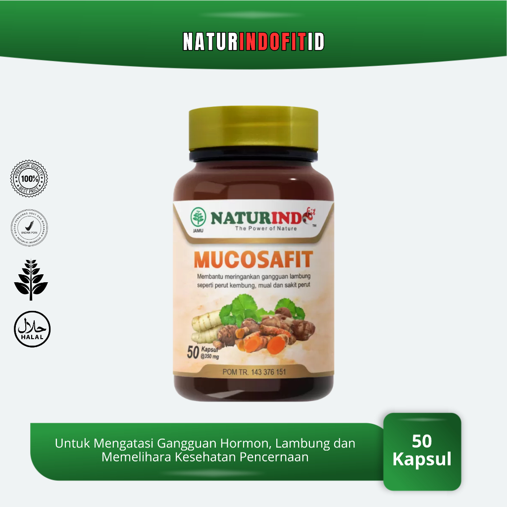 Naturindo Fit - Mucosafit 50 Kapsul