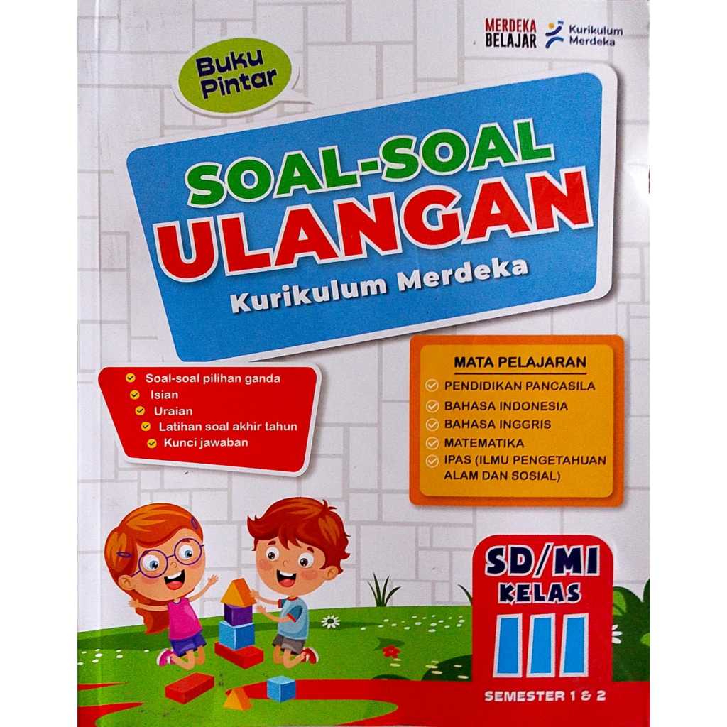 BUKU PINTAR SOAL-SOAL ULANGAN KELAS 3 KURIKULUM MERDEKA (PENERBIT: DUTA PRESTASI)