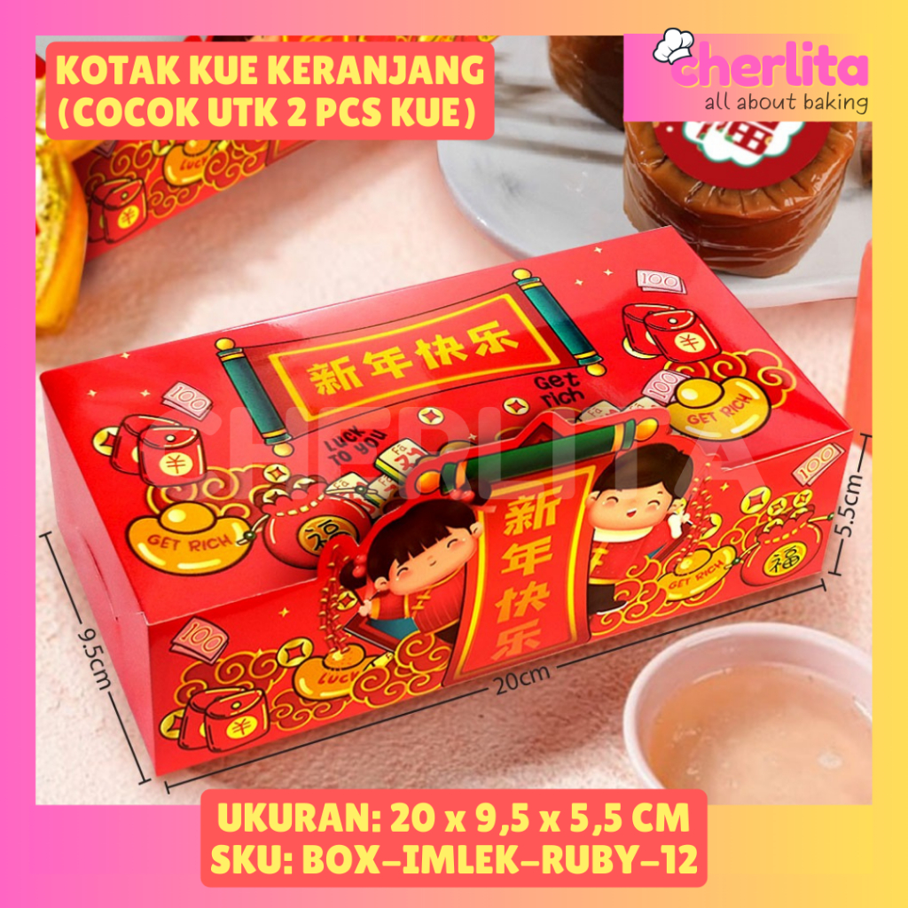 

Kotak Hampers Imlek Kue Keranjang Box Parsel Chinese New Year Dus