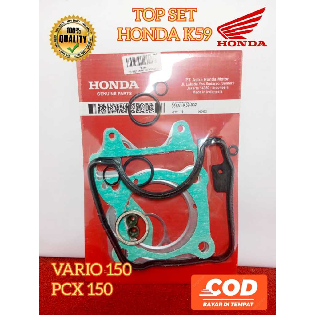 Paking Top set Honda k59 paking gasket Vario 150 PCX 150 Gasket Honda asli original