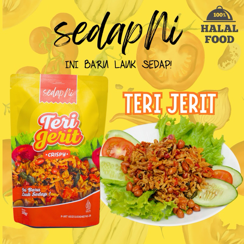 

SedapNi - Teri Jerit / Lauk Ikan Teri Medan / Teri Kacang / Lauk Siap Saji Ready To Eat
