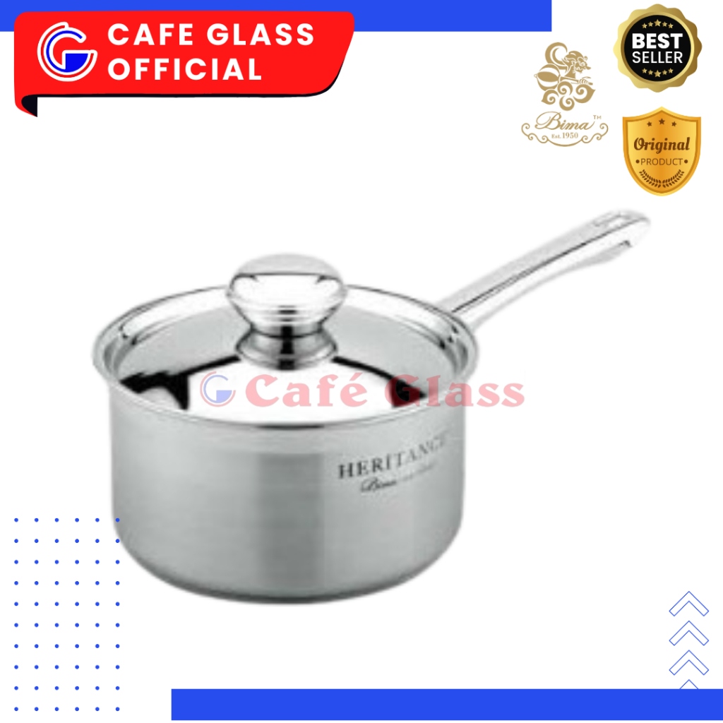Panci Stainless Tebal - Panci Bima Stainless - Sauce Pan Bima Bp-121116