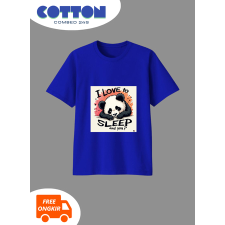 BAJU ATASAN PRIA BIRU ELEKTRIK LENGAN PENDEK 24S S M L XL