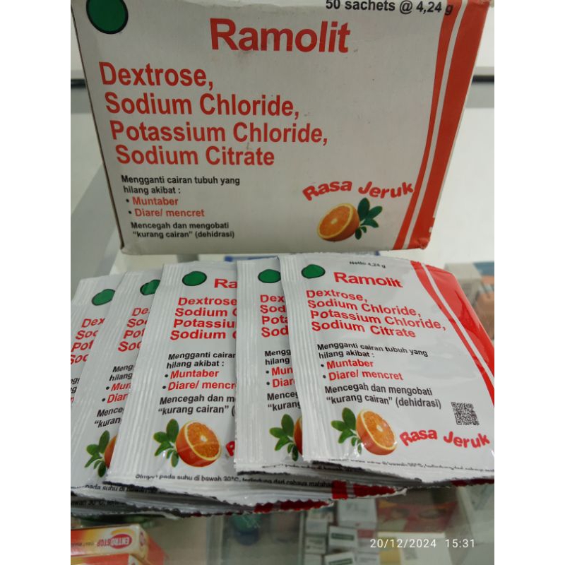 Ramolit Oralit rasa jeruk