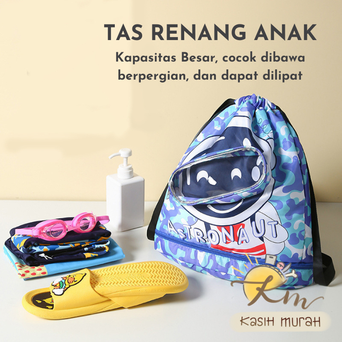 TAS RENANG Anak Waterproof  Tas  Renang Multifungsi  Anti Air Tas Renang Anak
