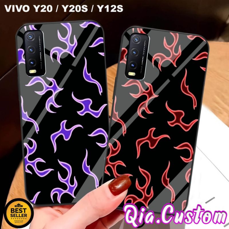 Promo Case Glossy Vivo Y20 Y20s Y12s Terbaru , Case Glossy Kilau Vivo Y20 Y20s Y12s , pelindung Hp V