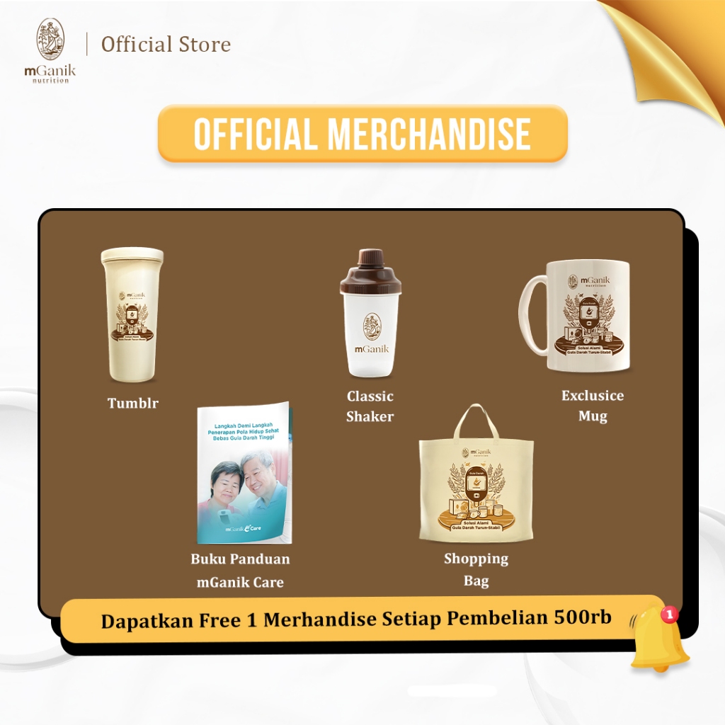 

MGanik Multigrain Labu Kuning 500gr - Superfood Diabetes Alami