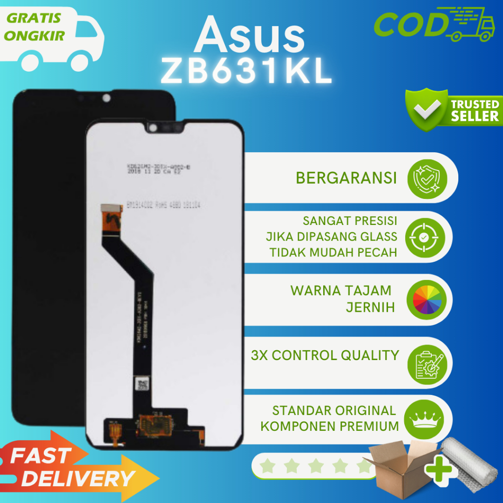 LCD TOUCSHSCREEN ASUS ZB631KL ORIGINAL FULLSET TOUCHSCREEN-BERGARANSI