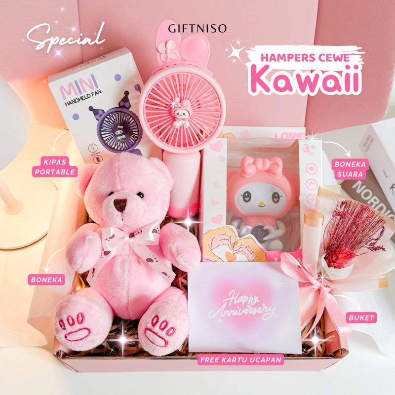 

Donesubego - Kado Cewek Lucu Unik Hampers Pink Ulang Tahun Anniversary Graduation Wisuda