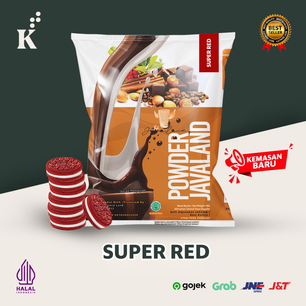 

Bubuk Minuman Bubble Drink Rasa Super Red Javaland 1 kg