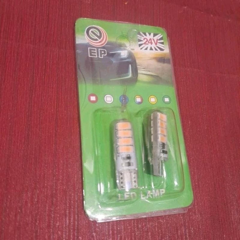 Lampu Led Tanduk Hino Led Senja Led Kota Truk 24 Volt T10 Kedip Kedip