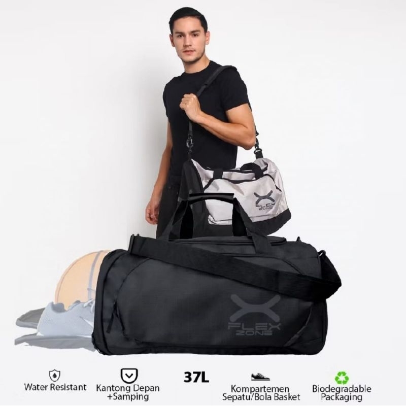 Flexzone Gym Bag Tas Olahraga Basket Badminton Renang