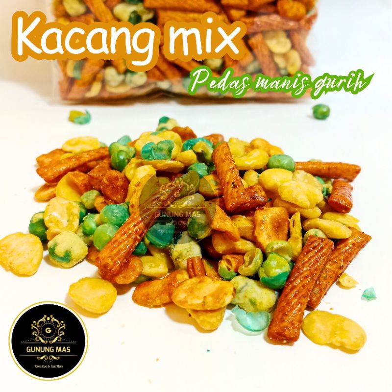 

KACANG MIX/KACANG CAMPUR 250gr / MIX / KACANG JAIPONG MIX / SNACK KILOAN