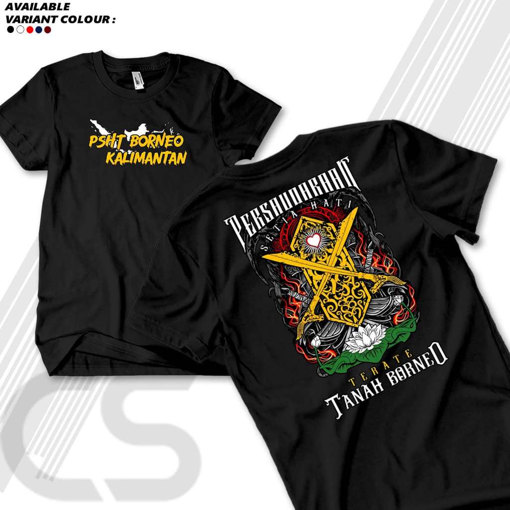 Kaos PSHT TANAH BORNEO KALIMANTAN- Kaos Distro  Kaos Dayak  Kaos Distro Kalimantan Ethnik  Bisa Cod