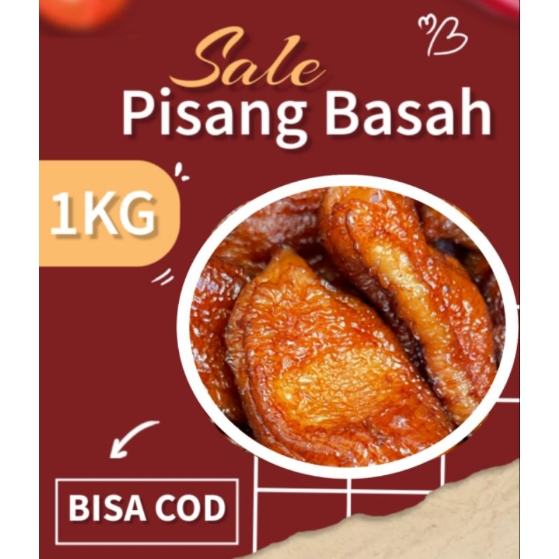 

Sale pisang basah 1kg madu siem camilan khas Banten
