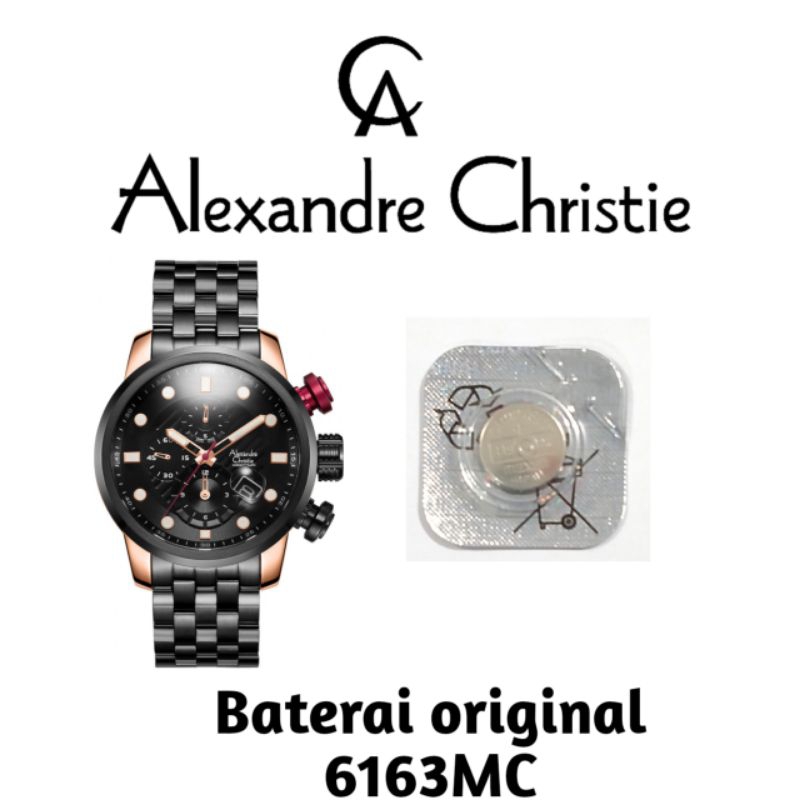 baterai Alexandre christie original 6163MC