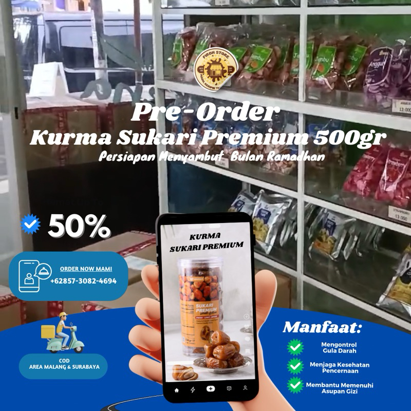 

Kurma Sukari Premium Super 500gr