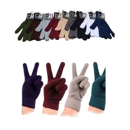 Sarung tangan rajut polos Warna / Sarung tangan motor untuk pria dan wanita