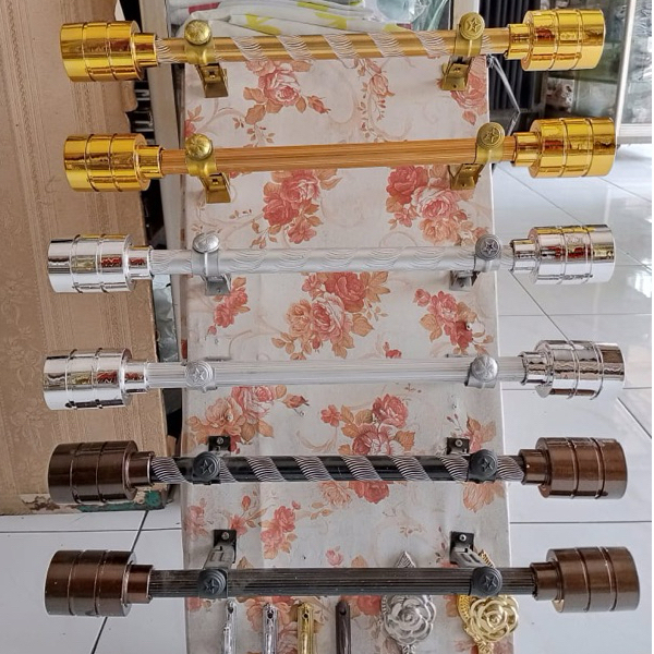 Batang Gorden minimalis Besi Gorden uril polos garis fuul set