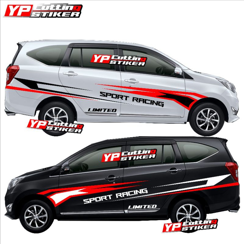 Sticker mobil sigra-calya sticker list mobil sigra-calya terbaru sticker variasi mobil sigra-calya