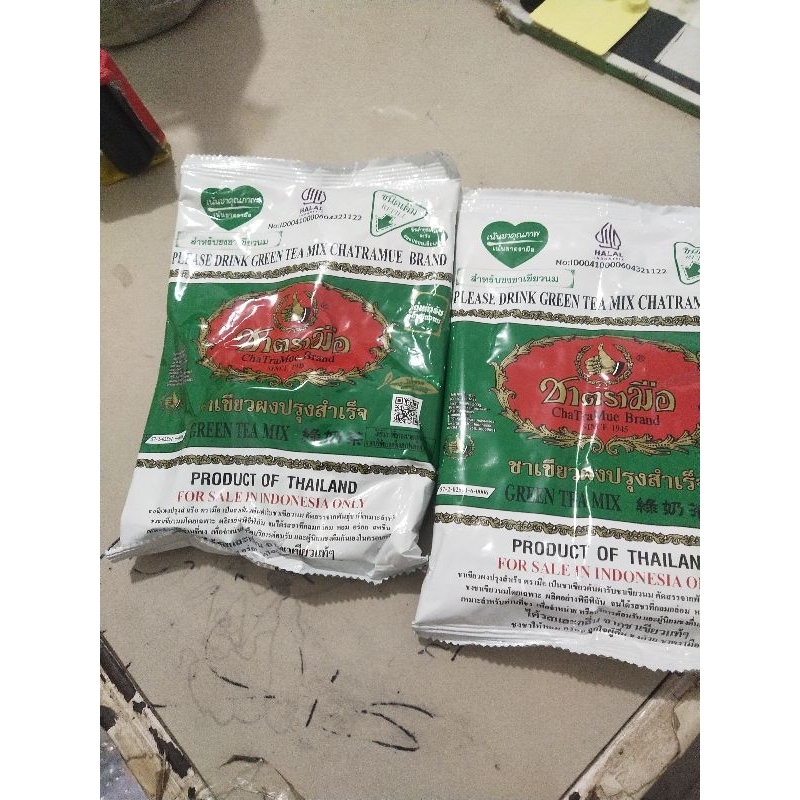 

teh hijau original bisa cod thaland halal