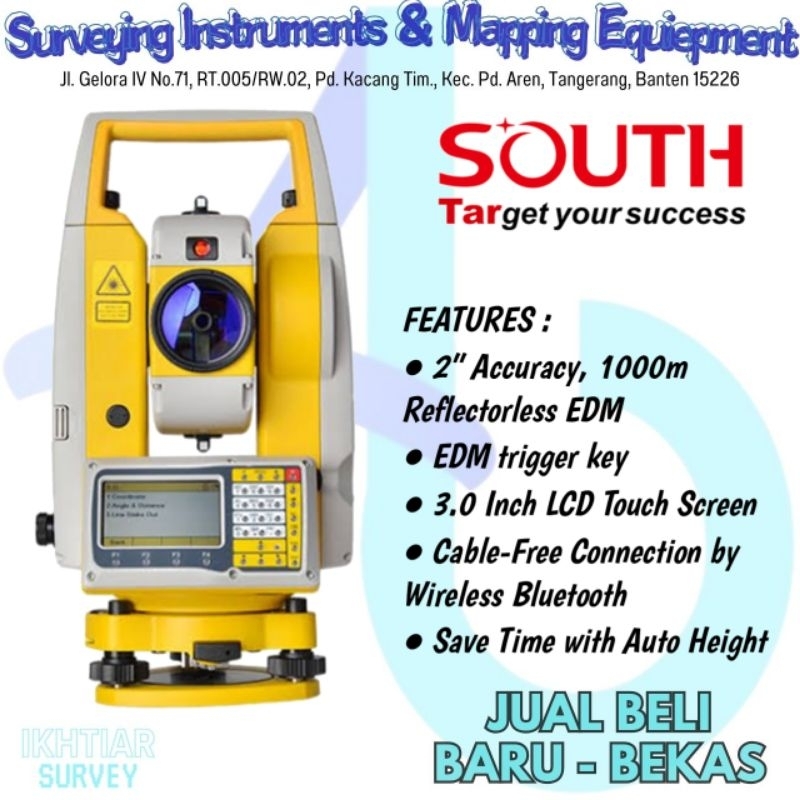 South N3 High Accuracy Total Station 332R15M South Total Station South Nts Total Station