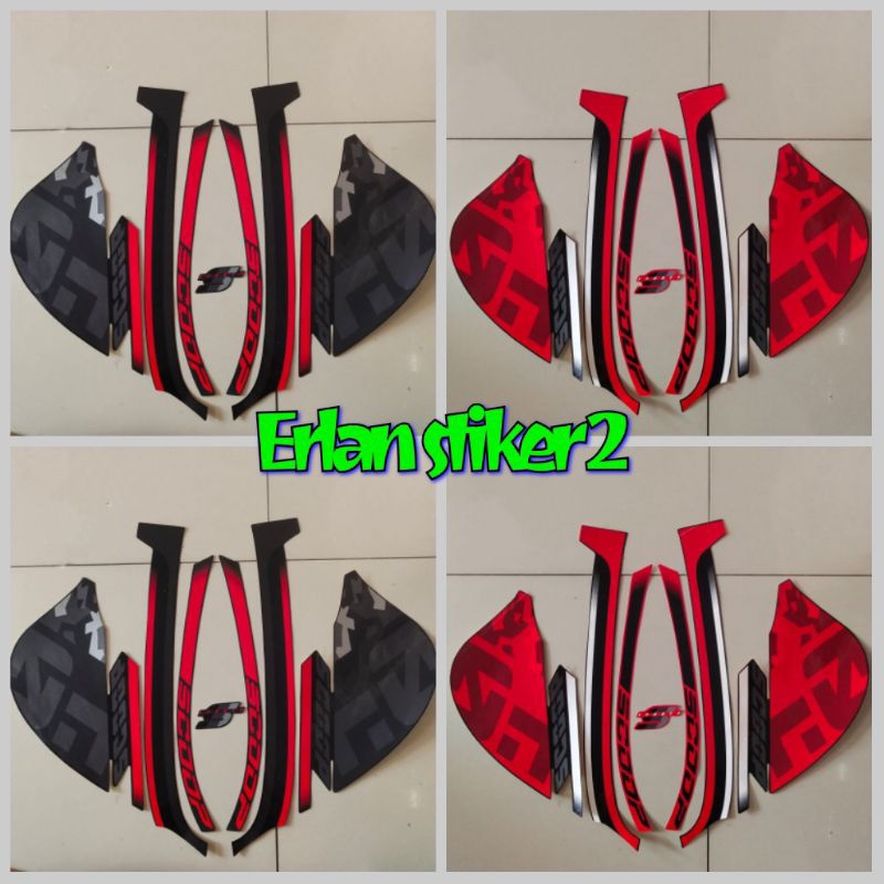STIKER STRIPING lis les polet body MOTOR HONDA SCOOPY 2021