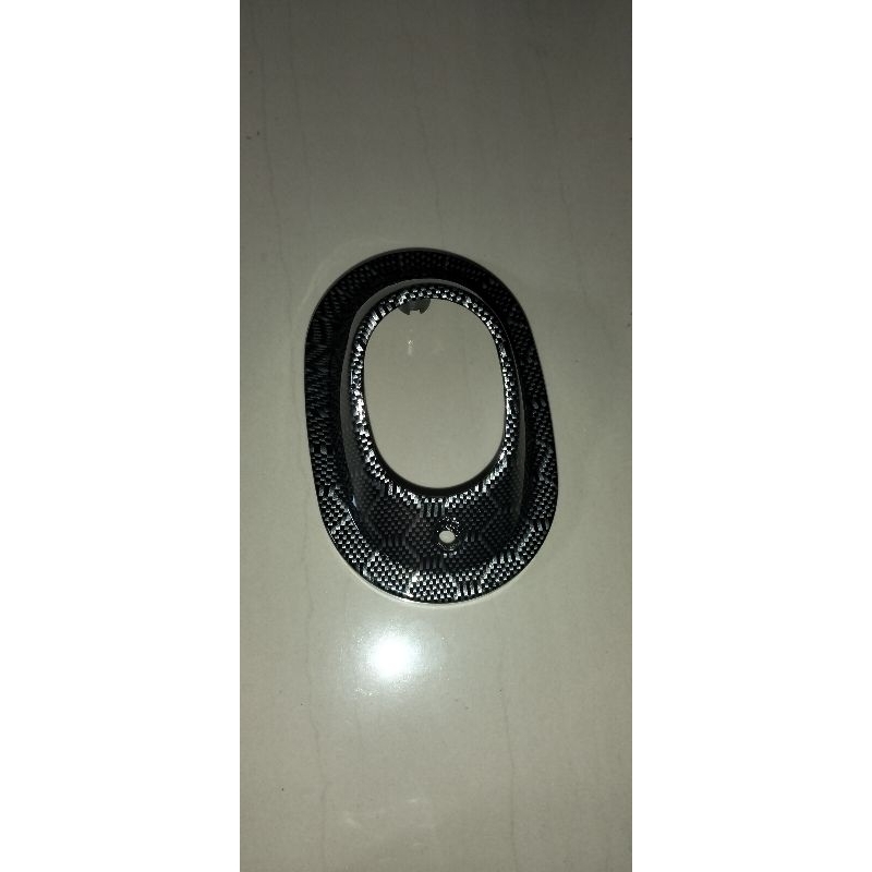 cover ujung knalpot gsx-150 carbon WTP motif hexagonal