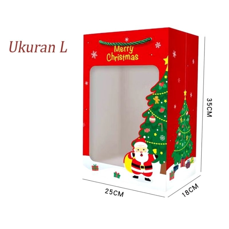 

Paperbag Edisi Natal / hampers natal / paperbag natal l tas natal
