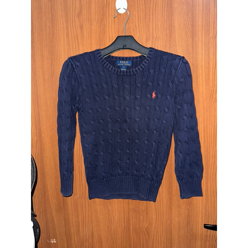 polo ralph lauren cable knit top size S sweater rajut