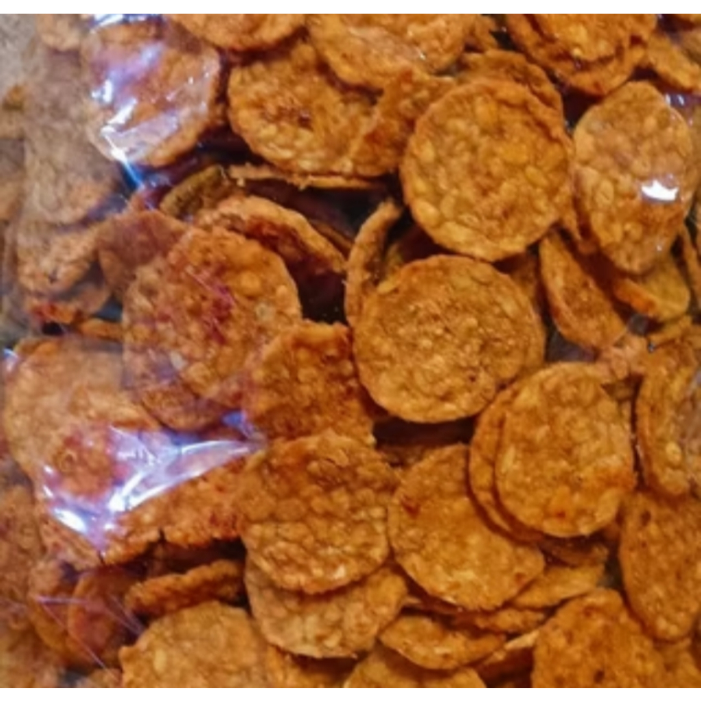 cemilin tempe goreng pedas oleh-oleh bandung