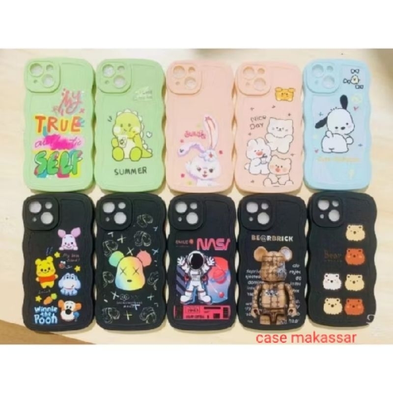 Case Silikon Casing Gelombang Motif Samsung A23 4G | Makassar