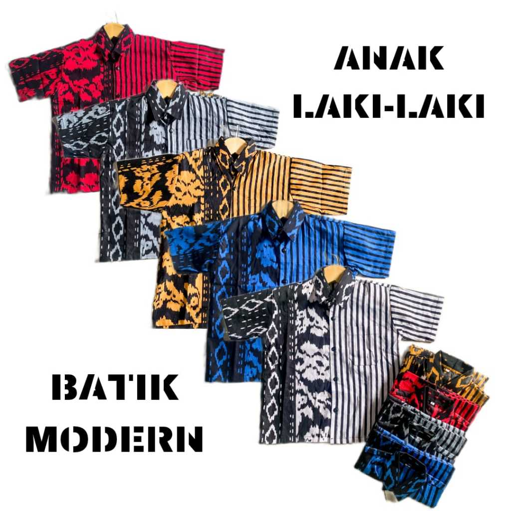 FREE ONGKIR BATIK ANAK LAKI LAKI BATIK ANAK LAKI LAKI BATIK ANAK LAKI LAKI PREMIUM MODERN BAJU ANAK