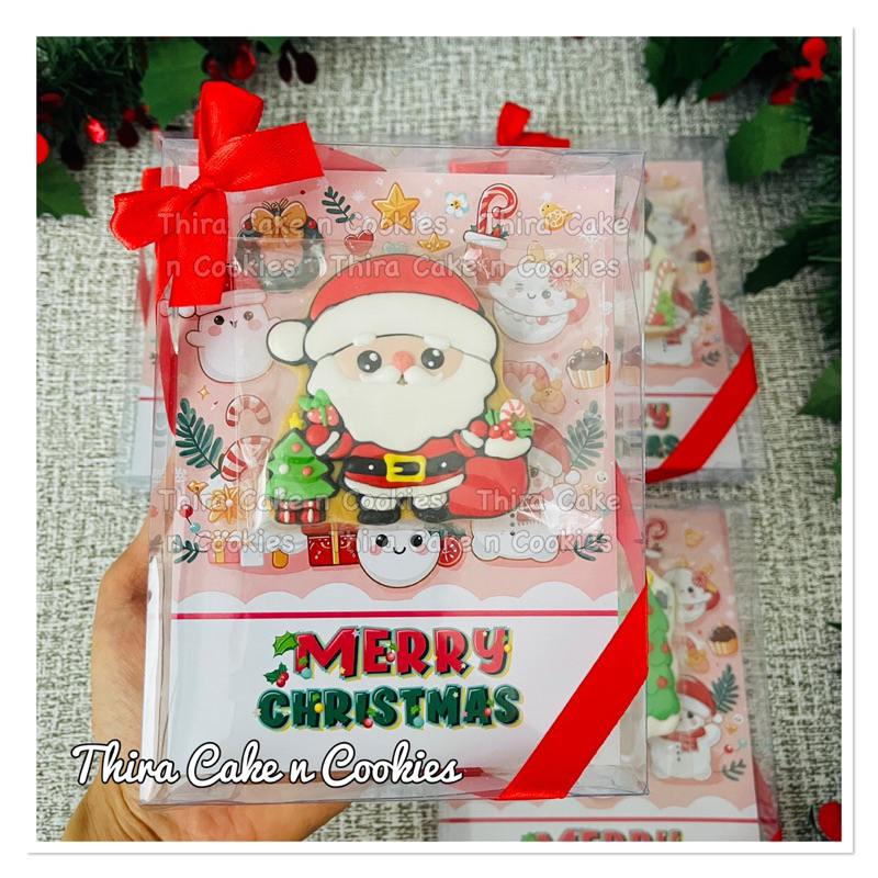 

real pic cookies christmas kukis natal kado hamper kue kering santa