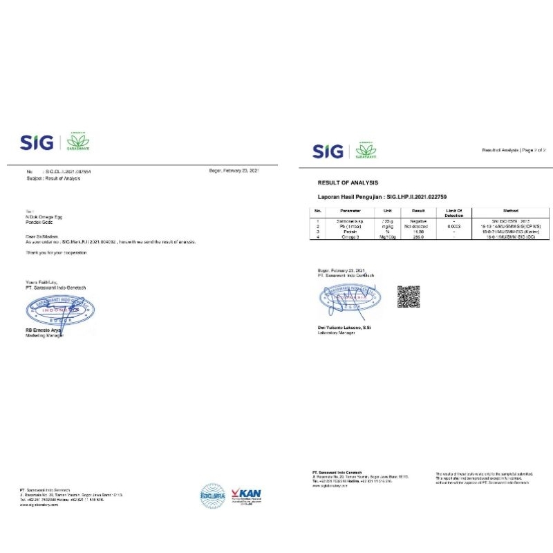 

DA telor omega 3 ( 1 paket isi 3 pack=30butir)