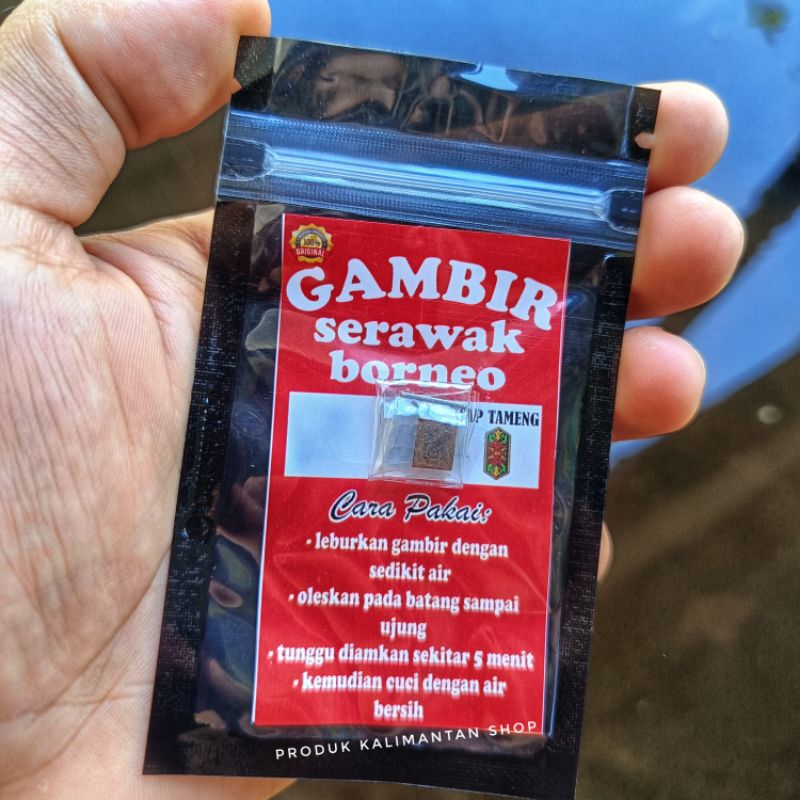 Gambir Serawak Borneo - Gambir Serawak Padat Kepingan Utuh Asli Original