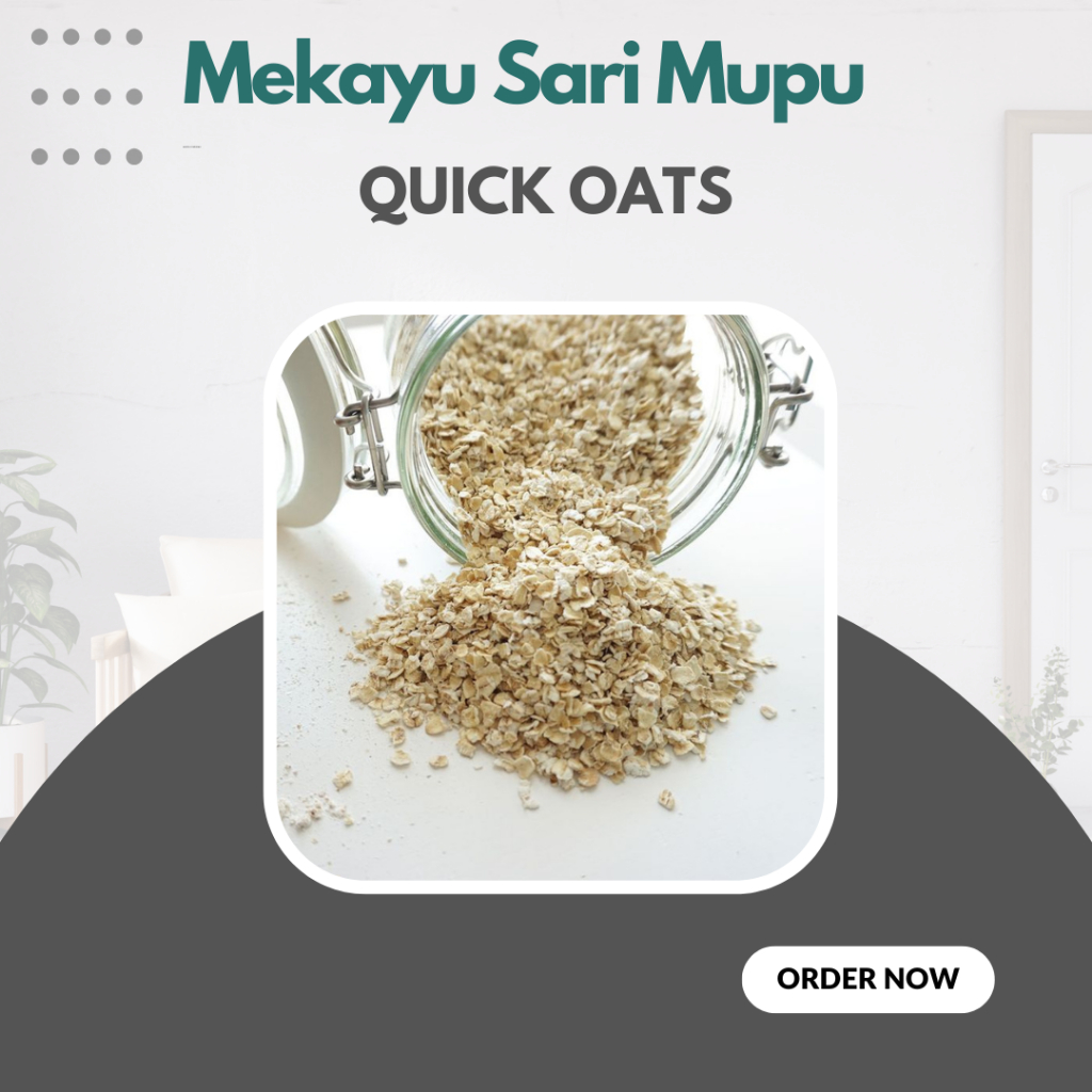 

Quick Oats/ Oatmeal Sarapan Repack 1 Kg