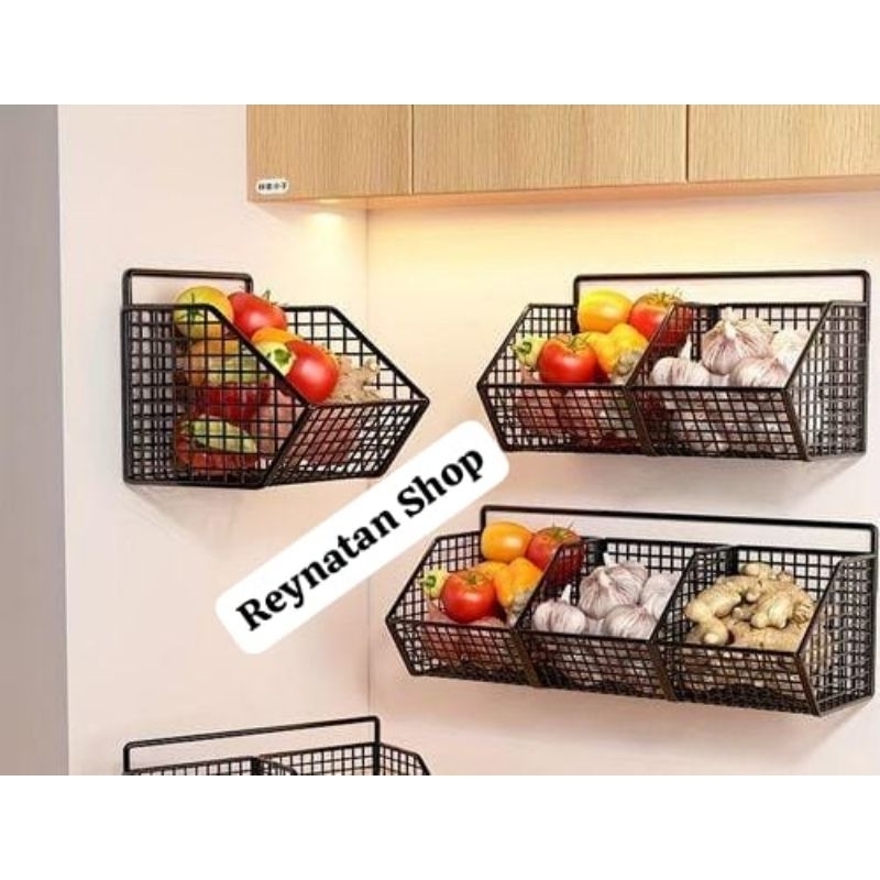 Rak gantung penyimpan bawang | Rak Gantung Minimalis buat buat bawang cabai