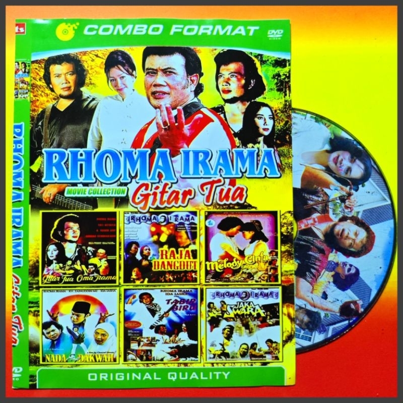 Kaset Film Indonesia Jadul Koleksi H. Rhoma Irama Pilihan Gitar Tua Campuran isi 6 Judul Terlaris