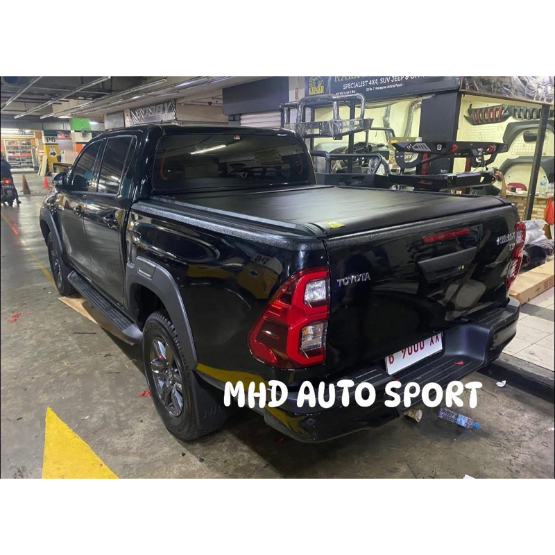 Tutup bak rollerlid remote electrik hilux double cabin
