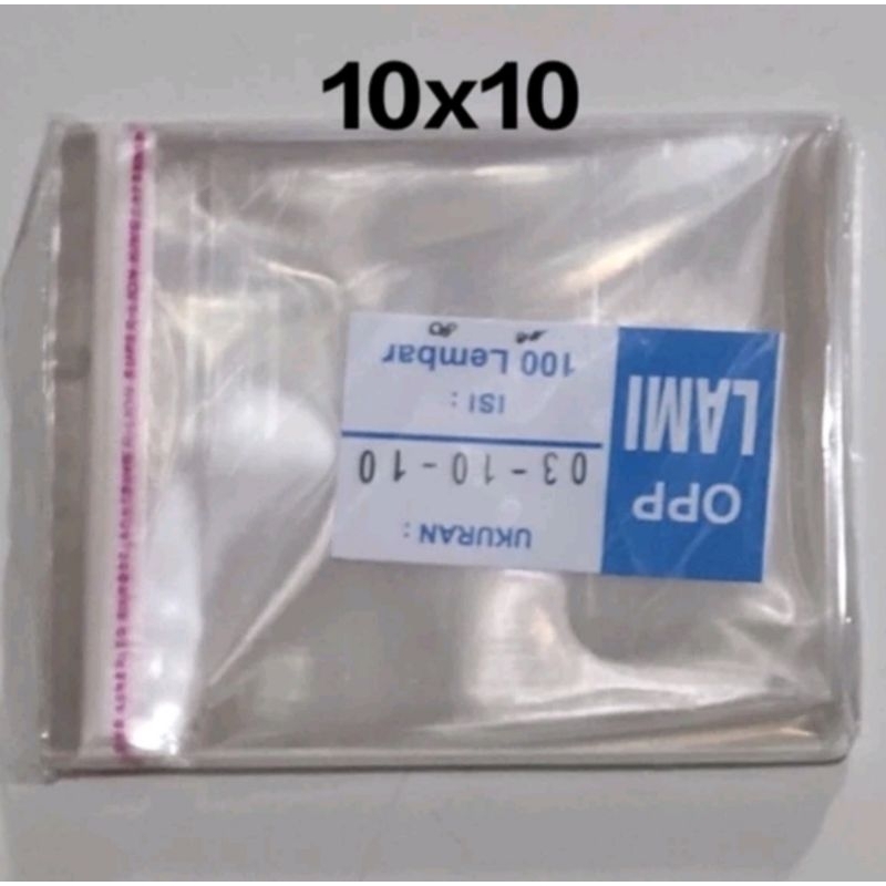 plastik opp 10x10/lami/plastik perekat murah