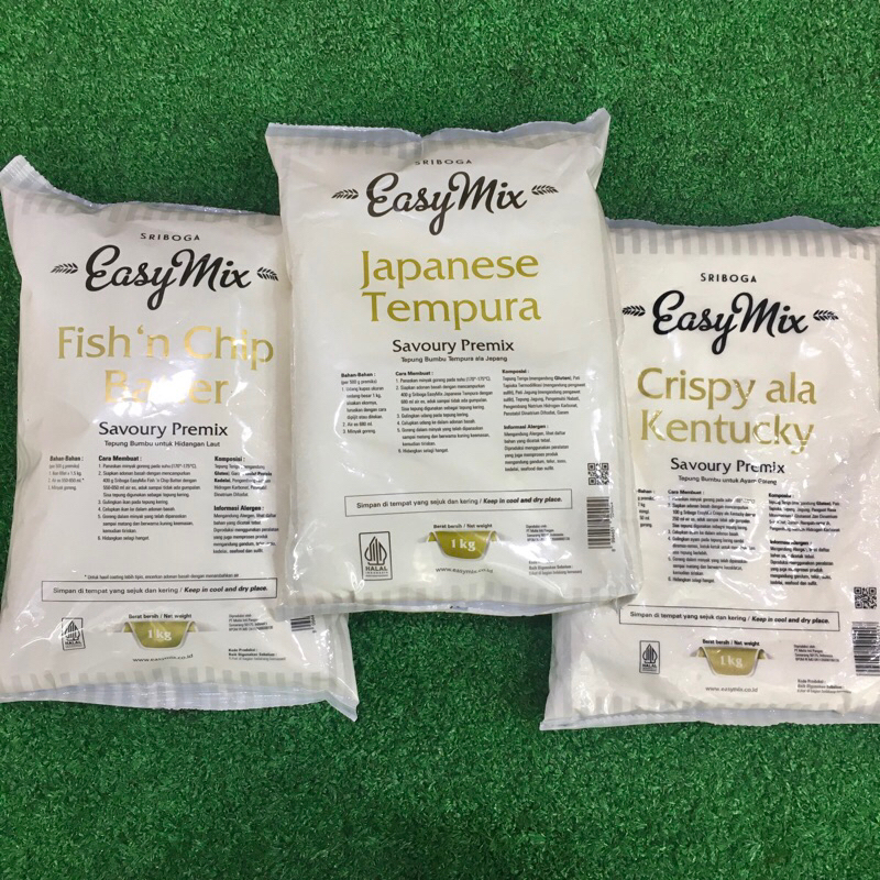 

Sriboga Easy Mix Premix Flour Tepung Premiks 1kg Lokal HALAL