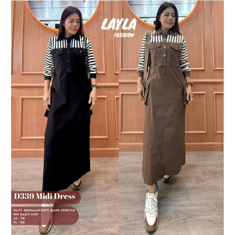 Layla Fashion D339 Midi Dress