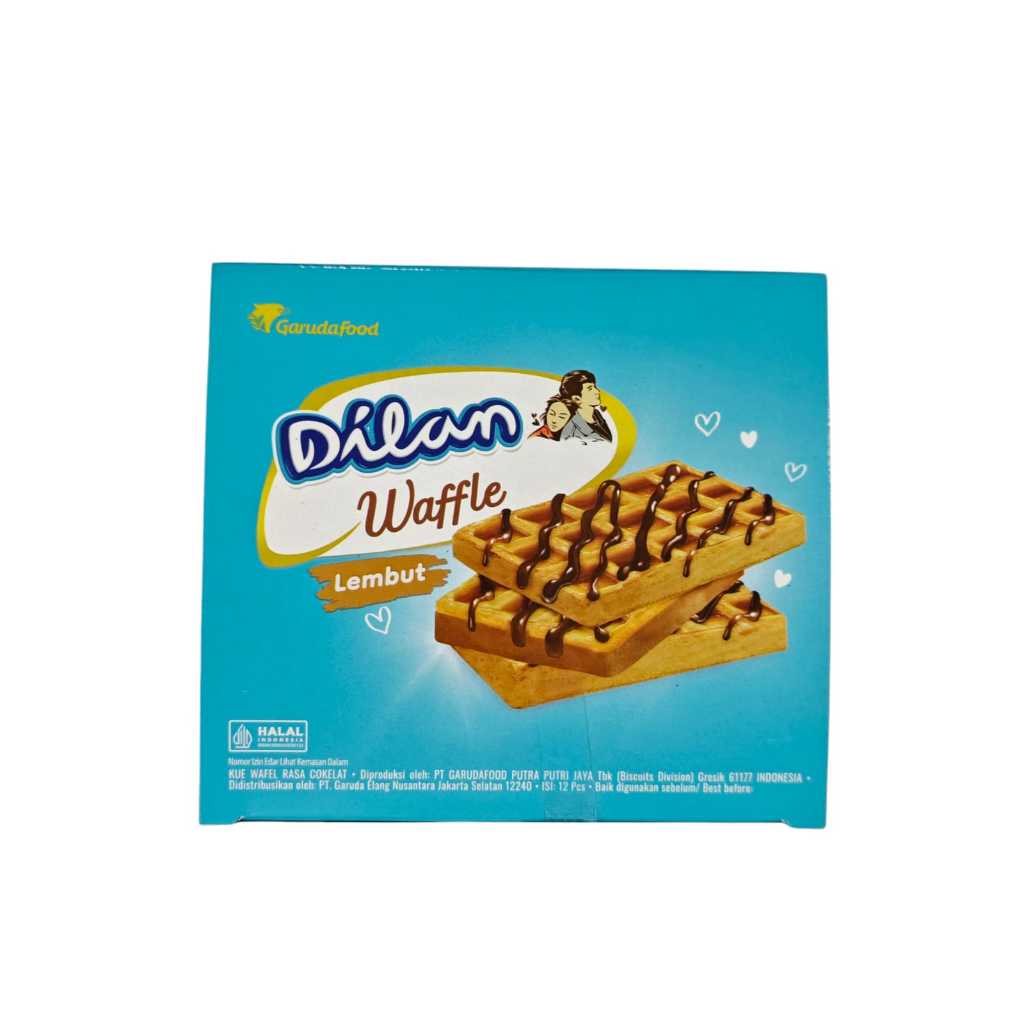 

Dilan Waffle Box dengan Biskuit Lembut bersalut Coklat